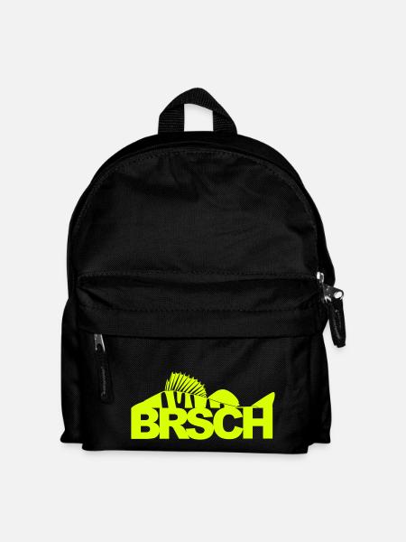 BRSCH - für Barschangler - Kinder Rucksack - Schwarz
