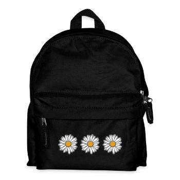 Margeriten Motiv für Frühlingsstimmung - Kinder Rucksack - Schwarz - Vorne