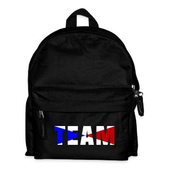 Team France - Kinder Rucksack - Schwarz - Vorne