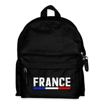 FRANKREICH - Kinder Rucksack - Schwarz - Vorne