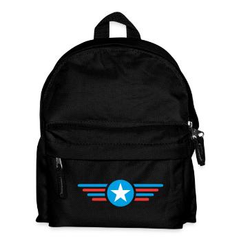 I'm a star with wings - Kids' Backpack - black - Front
