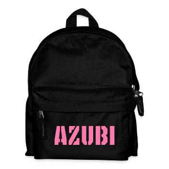Azubi Tshirt 5 23 rosa - Kinder Rucksack - Schwarz - Vorne