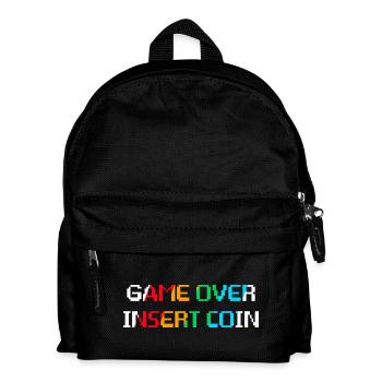Game Over Insert Coin (foncé) - Sac à dos Enfant - noir - Devant
