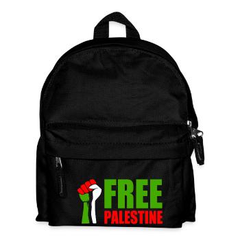 Free palestine - Kinder Rucksack - Schwarz - Vorne