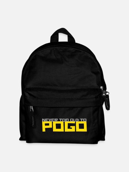 Jamais trop vieux pour faire du pogo - Sac à dos Enfant - noir
