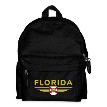 Florida Fan T-Shirt – Sun & Beach - Kids' Backpack - black - Front