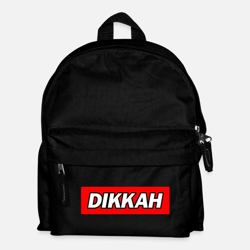 Dikkah - Funny Memes - Kinder Rucksack - Schwarz