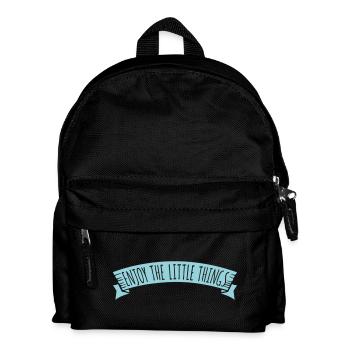 Enjoy The Little Things Gratitude Mindfulness - Kids' Backpack - black - Front