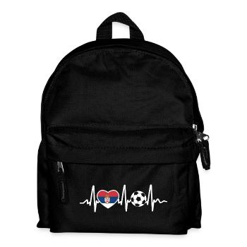 Serbia Football - Kids' Backpack - black - Front