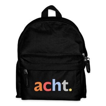8th Birthday Boy Eight 8 Year Anniversary - Kids' Backpack - black - Front