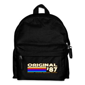1987 - Kinder Rucksack - Schwarz - Vorne