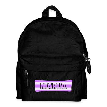 Marla als Hochzeit - Kinder Rucksack - Schwarz - Vorne
