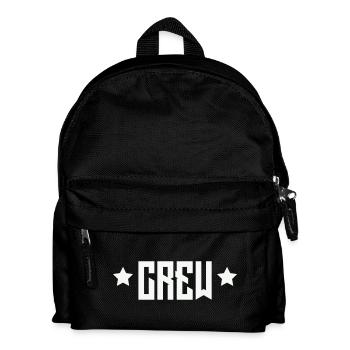 Crew Emblem mit Sternen - Kinder Rucksack - Schwarz - Vorne