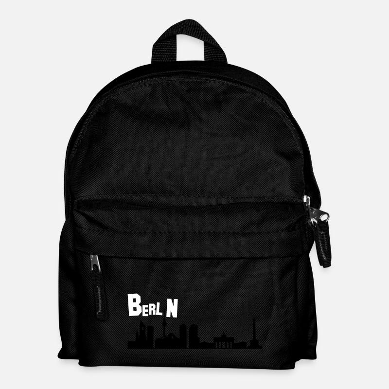 berlin_v4 - Kinder Rucksack - Schwarz