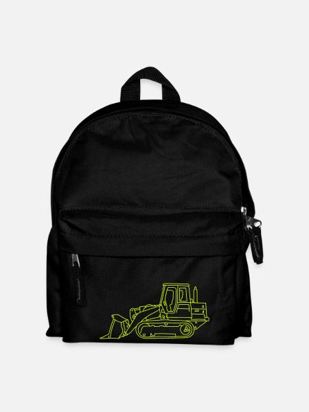 Bulldozer - Kids' Backpack - black