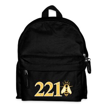 sherlock_221bee - Kinder Rucksack - Schwarz - Vorne