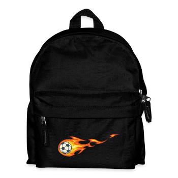 Feuerball - Kinder Rucksack - Schwarz - Vorne