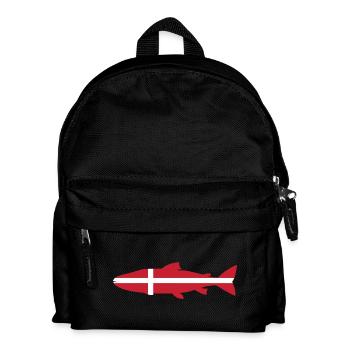 Lach Dänemark - Kinder Rucksack - Schwarz - Vorne