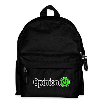 Opinionated power design graphics - Kids' Backpack - black - Front