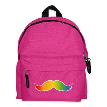 LGBT rainbow beard LGBT lgbtqi queer - Kids' Backpack - fuchsia - Front
