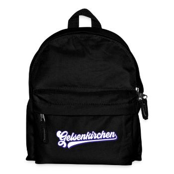 Gelsenkirchen Text | Colors changeable - Kids' Backpack - black - Front