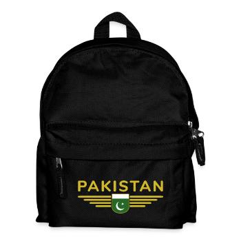 Pakistan Design – Proud of the homeland - Kids' Backpack - black - Front