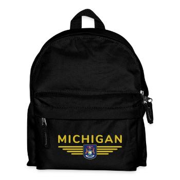 Michigan Fan T-Shirt – Perfect for real fans! - Kids' Backpack - black - Front