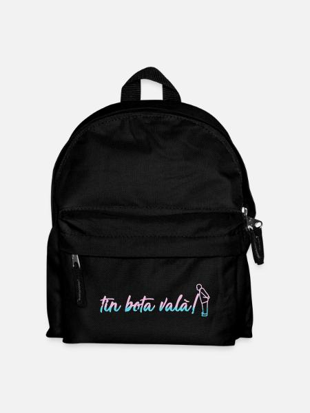 Abstrakte Grafiken in bunten Farben - Kinder Rucksack - Schwarz
