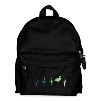 Enten-Enten-Schlagen - Kinder Rucksack - Schwarz - Vorne