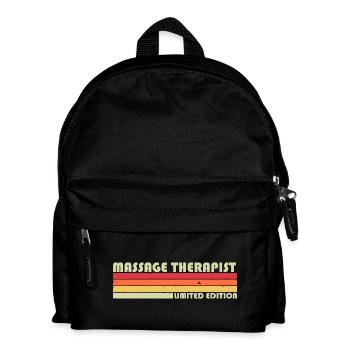 Rétro Massage Therapist Édition Limitée - Sac à dos Enfant - noir - Devant