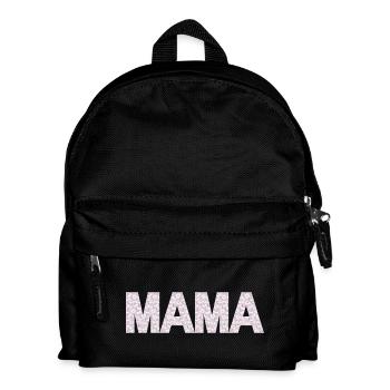 Typographie de Mom Blossoms - Sac à dos Enfant - noir - Devant