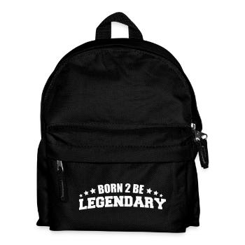 Born 2 be Legendary - Kids' Backpack - black - Front