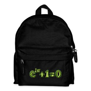 Euler-Brokkoli-Mathematik-Identität - Kinder Rucksack - Schwarz - Vorne