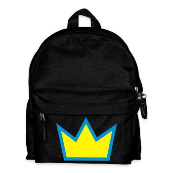Couronne - Sac à dos Enfant - noir - Devant