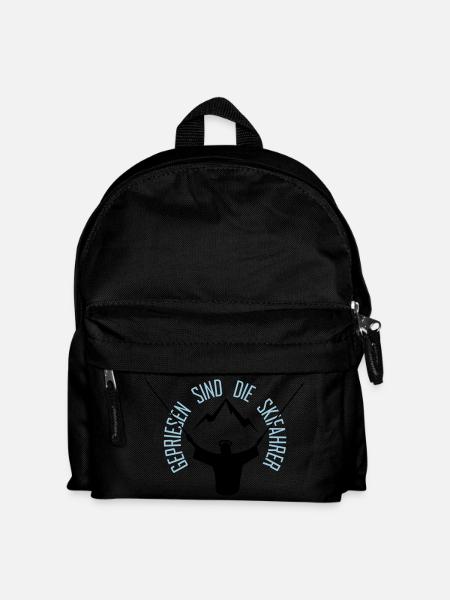 GEPRISEN SIND DIE SKIFAHR - Kinder Rucksack - Schwarz