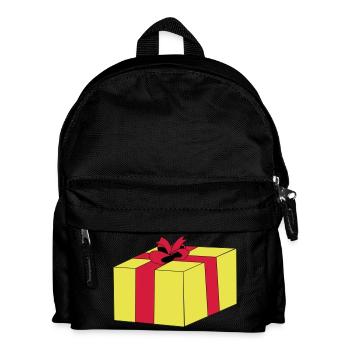 Emballage cadeau surprise, boucle de paquets - Sac à dos Enfant - noir - Devant