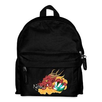 Oriental dragon - Kids' Backpack - black - Front