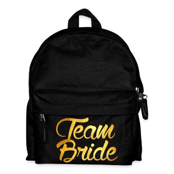 Team Bride - Kids' Backpack - black - Front