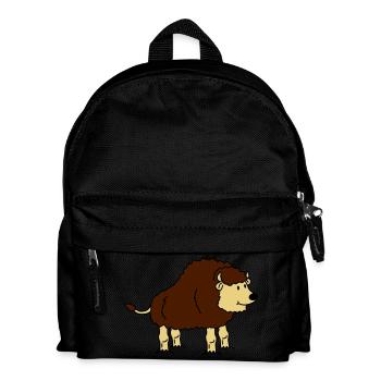 bison - Kids' Backpack - black - Front
