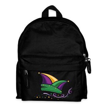 Fool cap Mardi Gras New Orleans Carnival - Kids' Backpack - black - Front
