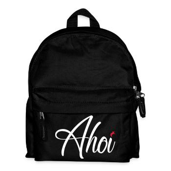 Ahoi - Kinder Rucksack - Schwarz - Vorne