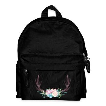 wreah_77geweih - Kinder Rucksack - Schwarz - Vorne