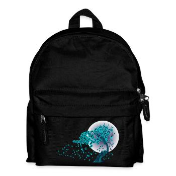 Japon Japonais Mode Style Nature Arbre - Sac à dos Enfant - noir - Devant