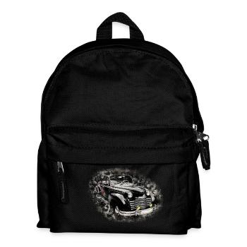 Nostalgisches Altes Amerikanisches Traumauto - Kinder Rucksack - Schwarz - Vorne