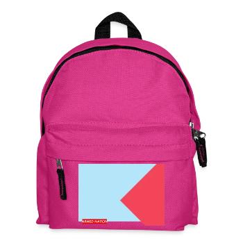 BLEU ROUGE 2025 - Sac à dos Enfant - fuchsia - Devant