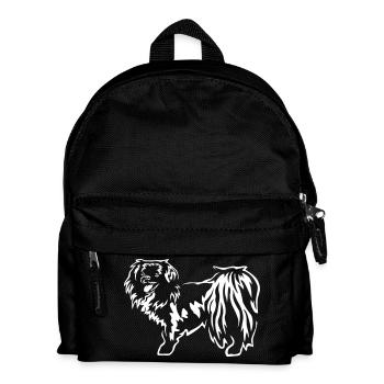 Tibet Spaniel "Black Edition" - Kids' Backpack - black - Front