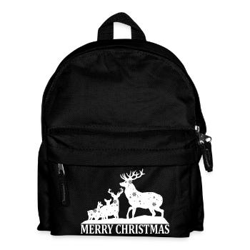 Merry Christmas Reindeers Xmas Ugly Sweater Gift - Kids' Backpack - black - Front