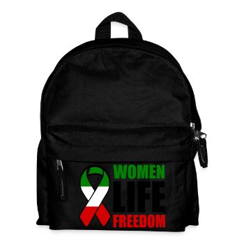 Women life freedom - Kids' Backpack - black - Front