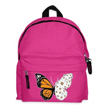 Marguerites papillon - Sac à dos Enfant - fuchsia - Devant