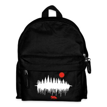 The Call of the Forest (white) - Kids' Backpack - black - Front